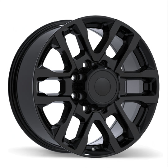R273A-1880-82BN+57C211 - Replika R273A 18X8.0 8X165.1 ET 57mm Gloss Black - Replika Wheels Canada