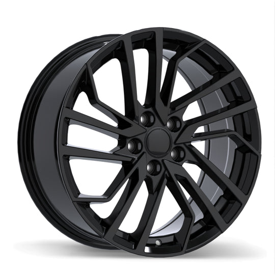 R274-1880-44BN+39R665 - Replika R274 18X8 5X112 ET 39mm Gloss Black - Replika Wheels Canada