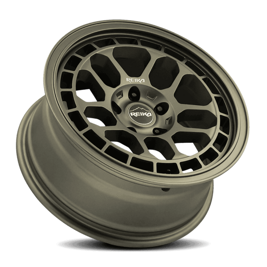 R30770155117F - Reika R30 Drifter 17X7 5X100 15mm Bronze - Reika Wheels Canada