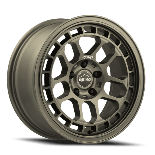 R30770155117F - Reika R30 Drifter 17X7 5X100 15mm Bronze - Reika Wheels Canada