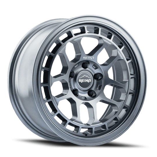 R30770155105F - Reika R30 Drifter 17X7 5X100 15mm Graphite - Reika Wheels Canada