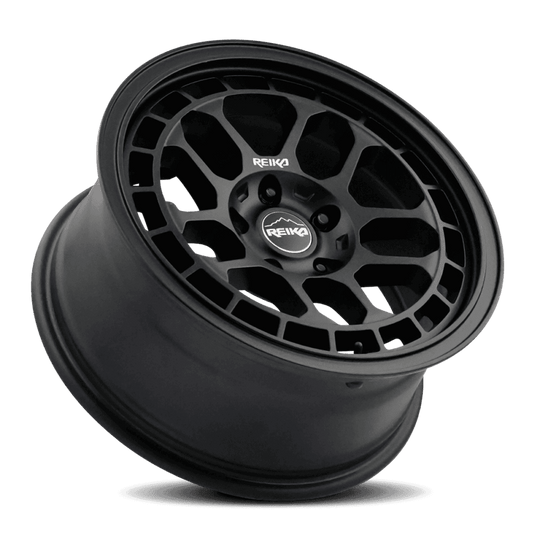 R30780201203F - Reika R30 Drifter 17X8 5X114.3 20mm Satin Black - Reika Wheels Canada