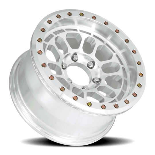 R35790125136BL - Reika R35 Rambler Beadlock 17X9 5X150 -12mm Machined - Reika Wheels Canada