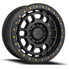 Load image into Gallery viewer, R35780306303BL - Reika R35 Rambler Beadlock 17X8 6X130 30mm Satin Black With Black E-Coated Ring - Reika Wheels Canada