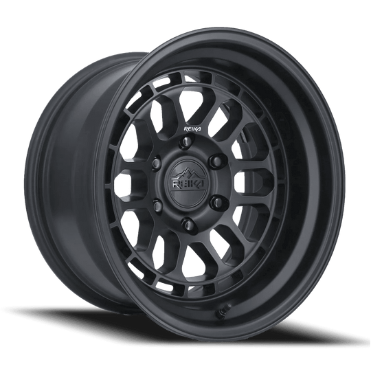 R35790386503F - Reika R35 Rambler 17X9 6X139.7 -38mm Black Satin - Reika Wheels Canada