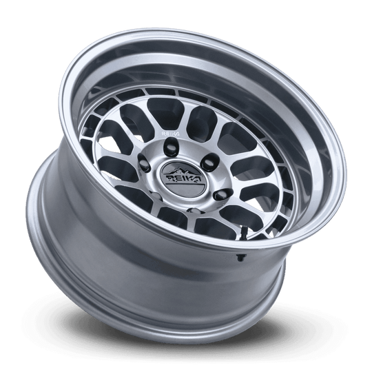 R35790386505F - Reika R35 Rambler 17X9 6X139.7 -38mm Gloss Graphite - Reika Wheels Canada