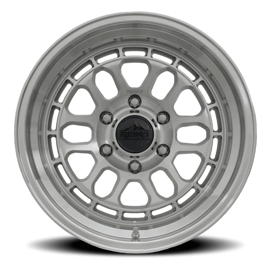 R35790385036F - Reika R35 Rambler 17X9 5X127 -38mm Machined - Reika Wheels Canada
