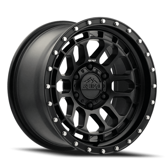 R35785003603F - Reika R35 Rambler 17X8.5 6X135 0mm Satin Black - Reika Wheels Canada