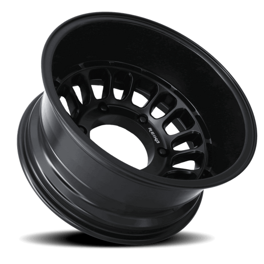 R35780892503S - Reika R35V Rambler 3500 17X8 6X205 89mm Satin Black - Reika Wheels Canada