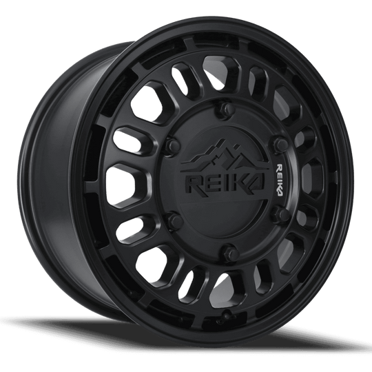 R35V7803-SET - Reika R35V Rambler 3500 17X8 6X205 0mm Satin Black - Reika Wheels Canada