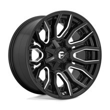 Load image into Gallery viewer, D71120001847 - Fuel Off-Road D711 Rage 20X10 8X180 -18 mm Gloss Black Milled - Fuel Off-Road Wheels Canada