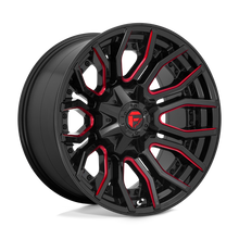 Load image into Gallery viewer, D71220008247 - Fuel Off-Road D712 Rage 20X10 8X165.1 -18 mm Gloss Black Red Tinted Clear - Fuel Off-Road Wheels Canada