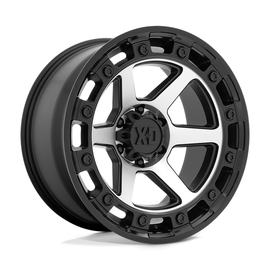 XD86221068518N - XD862 Raid 20X10 6X139.7 -18 mm Satin Black Machined - XD Wheels Canada