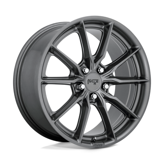 M239188043+42 - Niche M239 Rainier 18X8 5X112  42mm Matte Anthracite - Niche Wheels Canada