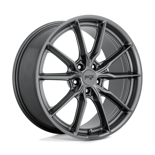 M239198544+25 - Niche M239 Rainier 19X8.5 5X112  25mm Matte Anthracite - Niche Wheels Canada
