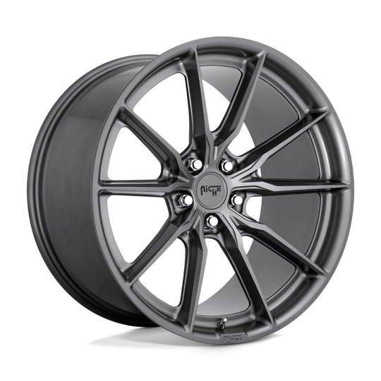 M239200565+40 - Niche M239 Rainier 20X10.5 5X114.3  40mm Matte Anthracite - Niche Wheels Canada