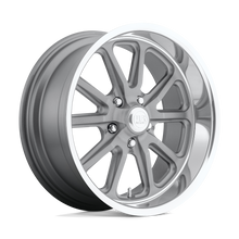 Charger l'image dans la galerie, U11120807345 - US Mag U111 Rambler 20X8 5X127  1mm Matte Gun Metal Machined - US Mag Wheels Canada
