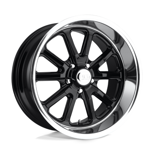U12117806145 - US Mag U121 Rambler 17X8 5X120.65  1mm Gloss Black - US Mag Wheels Canada