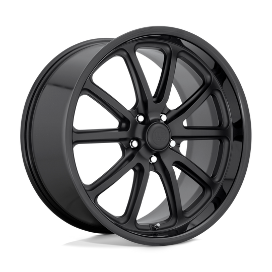 U123200590+20 - US Mag U123 Rambler 20X10.5 5X115  20mm Gloss Black Matte Black - US Mag Wheels Canada