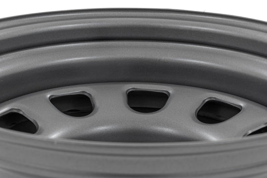 RC158545G - Rough Country Steel Wheel 15X8 5X114.3 -19mm Grey - Rough Country Wheels Canada