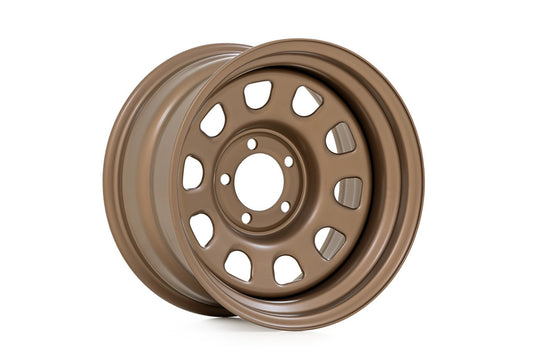 RC51-5165B - Rough Country Steel Wheel 15X10 5X114.3 -39mm Bronze - Rough Country Wheels Canada