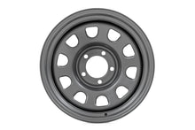 Charger l'image dans la galerie, RC51-5165G - Rough Country Steel Wheel 15X10 5X114.3 -39mm Grey - Rough Country Wheels Canada