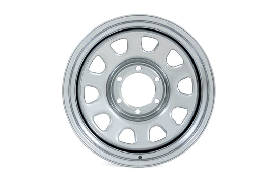 RC51-6883C - Rough Country Steel Wheel 16X8 6X139.7 -12mm Chrome - Rough Country Wheels Canada