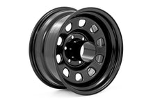 Load image into Gallery viewer, RC51-7175 - Rough Country Steel Wheel 17X9 5X139.7 0mm Black - Rough Country Wheels Canada