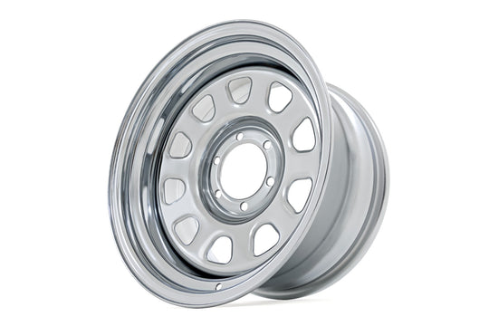 RC52-6866C - Rough Country Steel Wheel 16X8 5X114.3 -6mm Chrome - Rough Country Wheels Canada