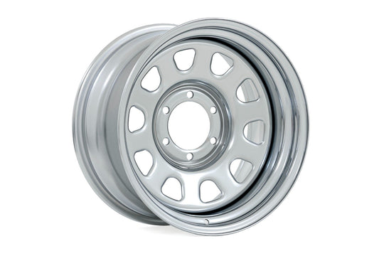 RC52-6866C - Rough Country Steel Wheel 16X8 5X114.3 -6mm Chrome - Rough Country Wheels Canada