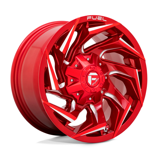 D75420007047 - Fuel Offroad D754 Reaction 20X10 5X139.7 5X150 -18 mm Candy Red Milled - Fuel Offroad Wheels Canada