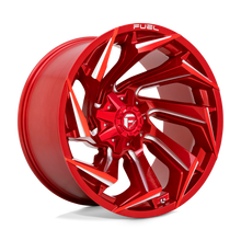 Charger l'image dans la galerie, D75422201847 - Fuel Off-Road D754 Reaction 22X12 8X180 -44 mm Candy Red Milled - Fuel Off-Road Wheels Canada