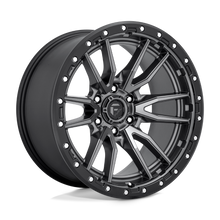 Load image into Gallery viewer, D68020008447 - Fuel Off-Road D680 Rebel 20X10 6X139.7 -18 mm Matte Gun Metal Black Bead Ring - Fuel Off-Road Wheels Canada