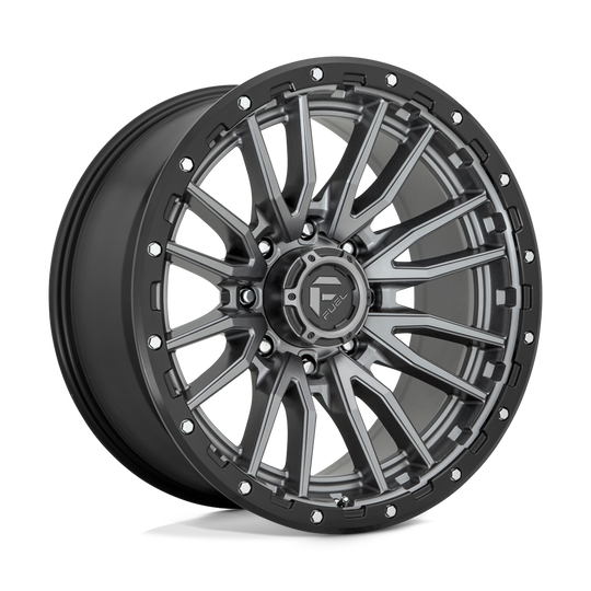 D68022001847 - Fuel Off-Road D680 Rebel 22X10 8X180 -18 mm Matte Gun Metal Black Bead Ring - Fuel Off-Road Wheels Canada
