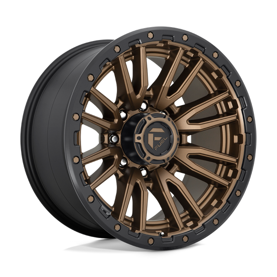 D68120008247 - Fuel Off-Road D681 Rebel 20X10 8X165.1 -18 mm Matte Bronze Black Bead Ring - Fuel Off-Road Wheels Canada