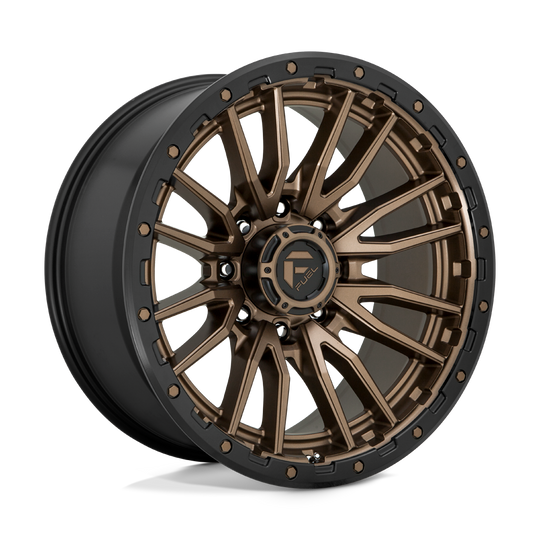 D68122001747 - Fuel Off-Road D681 Rebel 22X10 8X170 -18 mm Matte Bronze Black Bead Ring - Fuel Off-Road Wheels Canada