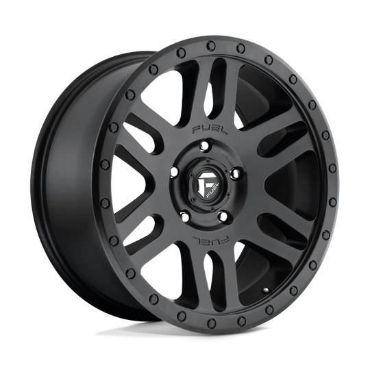 D58420908557 - Fuel Off-Road D584 Recoil 20X9 5X139.7 20mm Matte Black - Fuel Off-Road Wheels Canada