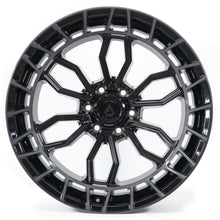 Load image into Gallery viewer, A102220089N01806 - Arena Recon 22X10 6X135 -18mm Glossy Black Center With Machined Ddt Lip - Arena Wheels Canada