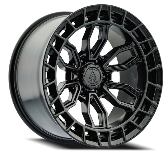A102179084P00101 - Arena Recon 17X9 6X139.7 1mm Satin Black - Arena Wheels Canada