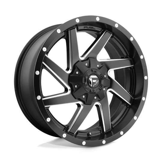 D59420002647 - Fuel Off-Road D594 Renegade 20X10 5X114.3 / 5X127 -18mm Matte Black Milled - Fuel Off-Road Wheels Canada