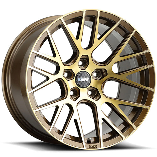 995111CC RF11BCB - ESR RF11 19X9.5 Blank -99mm Gloss Brushed Bronze - ESR Wheels Canada