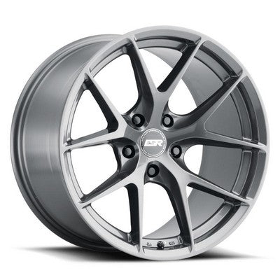 89551435 RF2GR - ESR RF2 18X9.5 5X114.3 35mm Gloss Graphite - ESR Wheels Canada