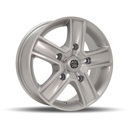 RFT16560S - DTD Alloy Wheel Replica 16X6.5 5X160 ET 60mm Silver - DTD Wheels Canada