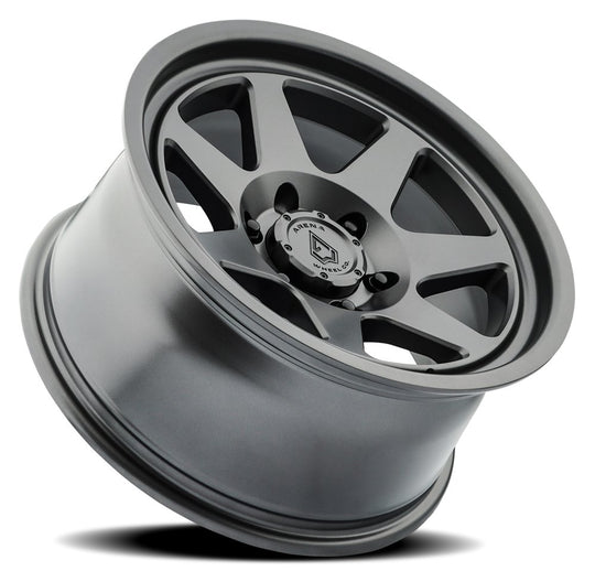 A104178589P00003 - Arena Ridge 17X8.5 6X135 0mm Satin Gun Metal - Arena Wheels Canada
