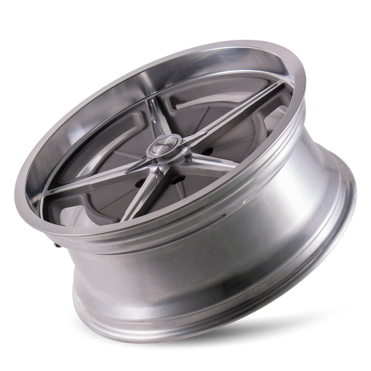 605-7765GM - Ridler 605 17X7 5X114.3 /  ET 0mm Machined Spokes & Lip - Ridler Wheels Canada