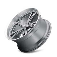 Load image into Gallery viewer, 606-8873G - Ridler 606 18X8 5X127 /  ET 0mm Gloss Grey Machined - Ridler Wheels Canada
