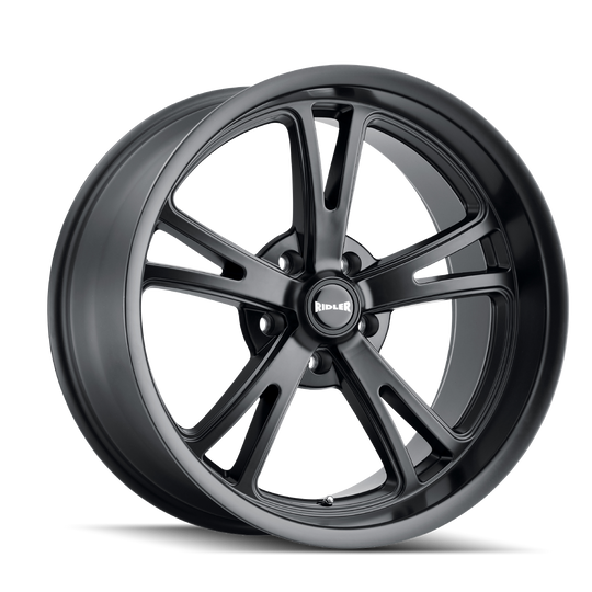 606-22112MB - Ridler 606 22X10.5 5X120 /  ET 40mm Matte Black - Ridler Wheels Canada
