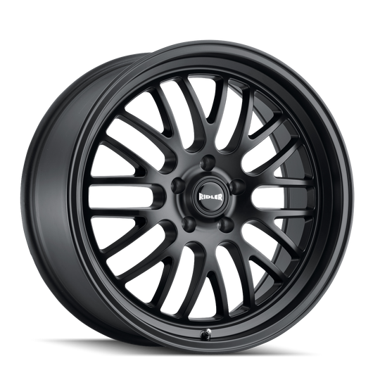 607-22112MB - Ridler 607 22X10.5 5X120 /  ET 40mm Matte Black - Ridler Wheels Canada