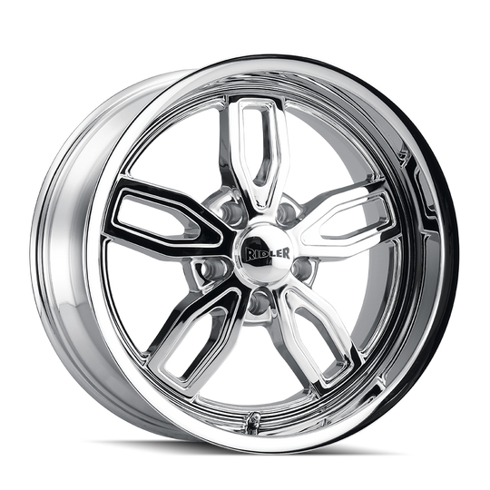 608-8873C - Ridler 608 18X8 5X127 /  ET 0mm Chrome - Ridler Wheels Canada