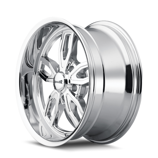 608-2861C - Ridler 608 20X8.5 5X120.65 /  ET 0mm Chrome - Ridler Wheels Canada